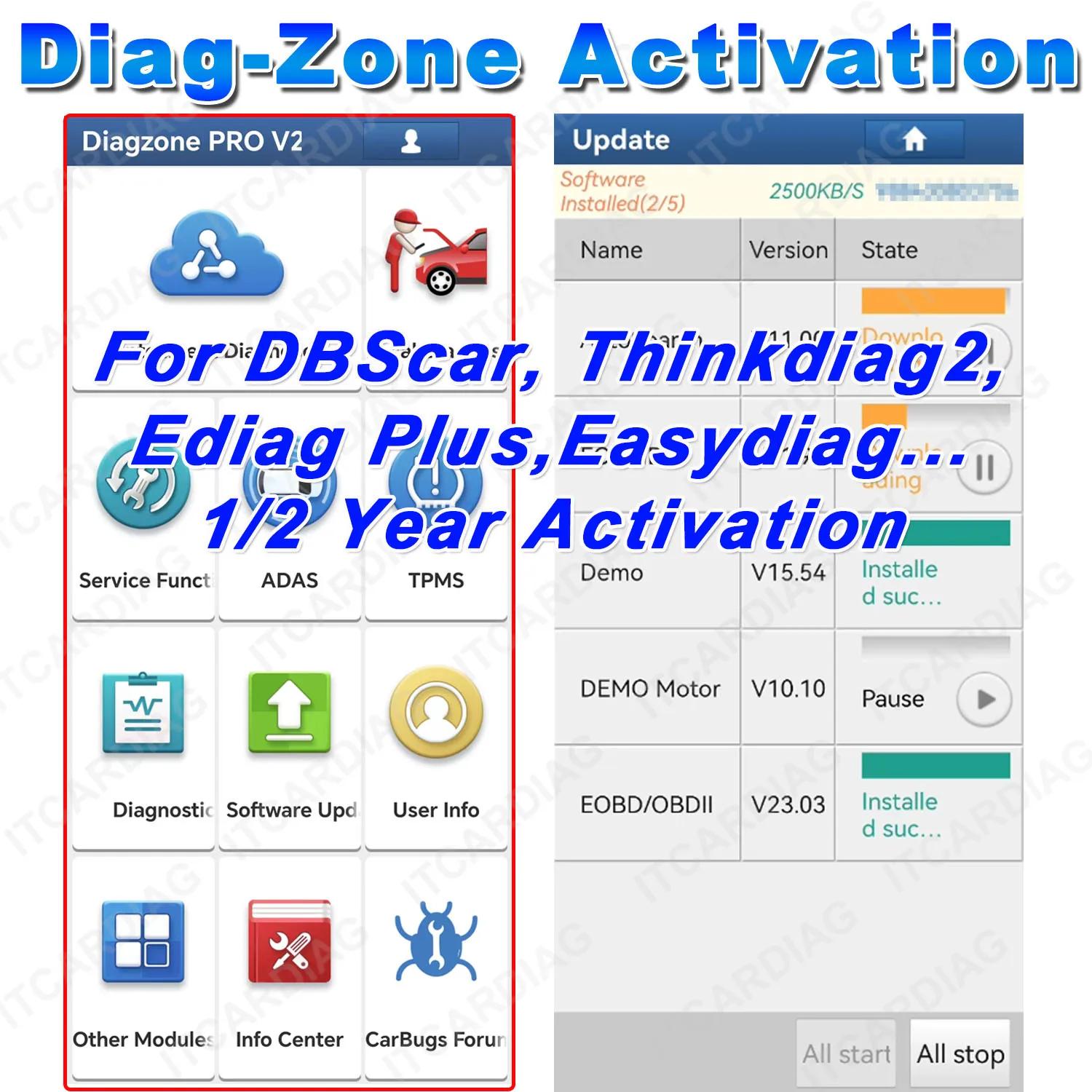 DiagZone  Ȱȭ, X431 DBScar7 DBSar VII Thinkdiag2 Thinkcar Pro Ediag Launch Golo Pro